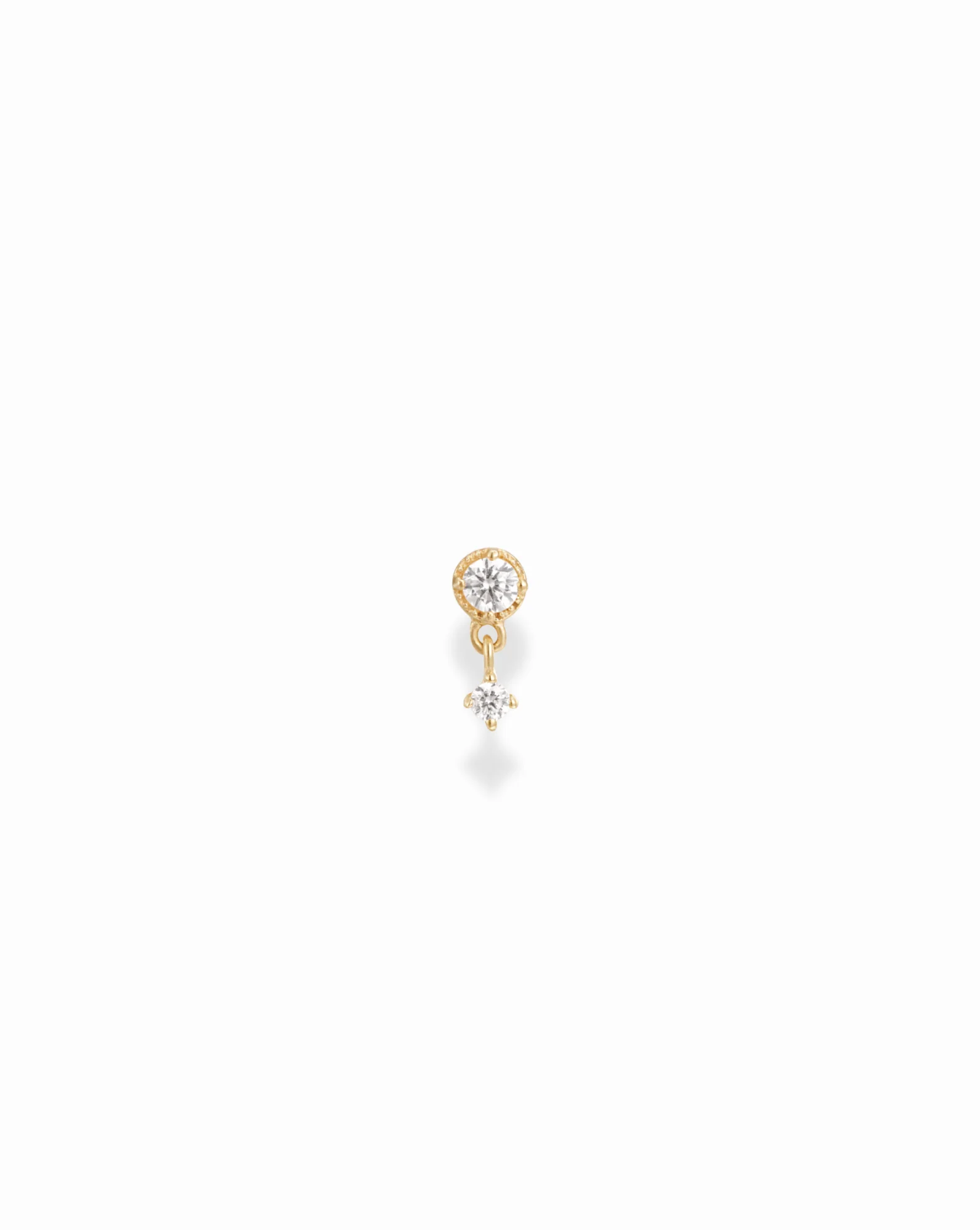 14k Dancing Queen Stud