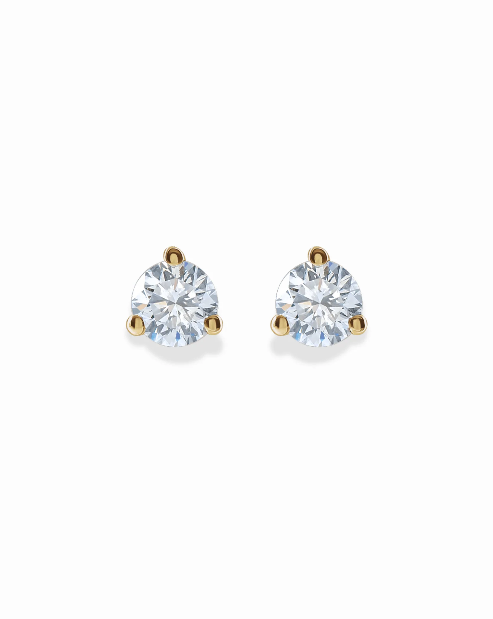 14k Diamond Stud Earrings