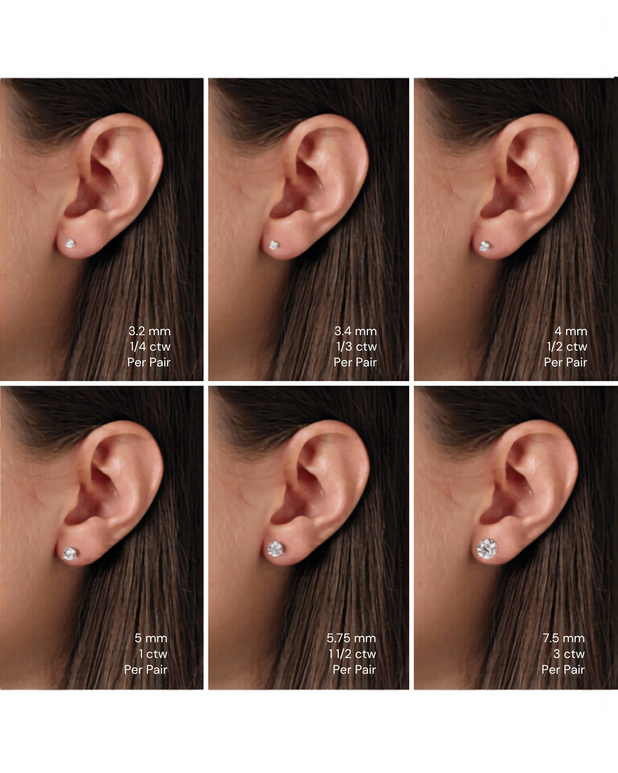 14k Diamond Stud Earrings - Image 5