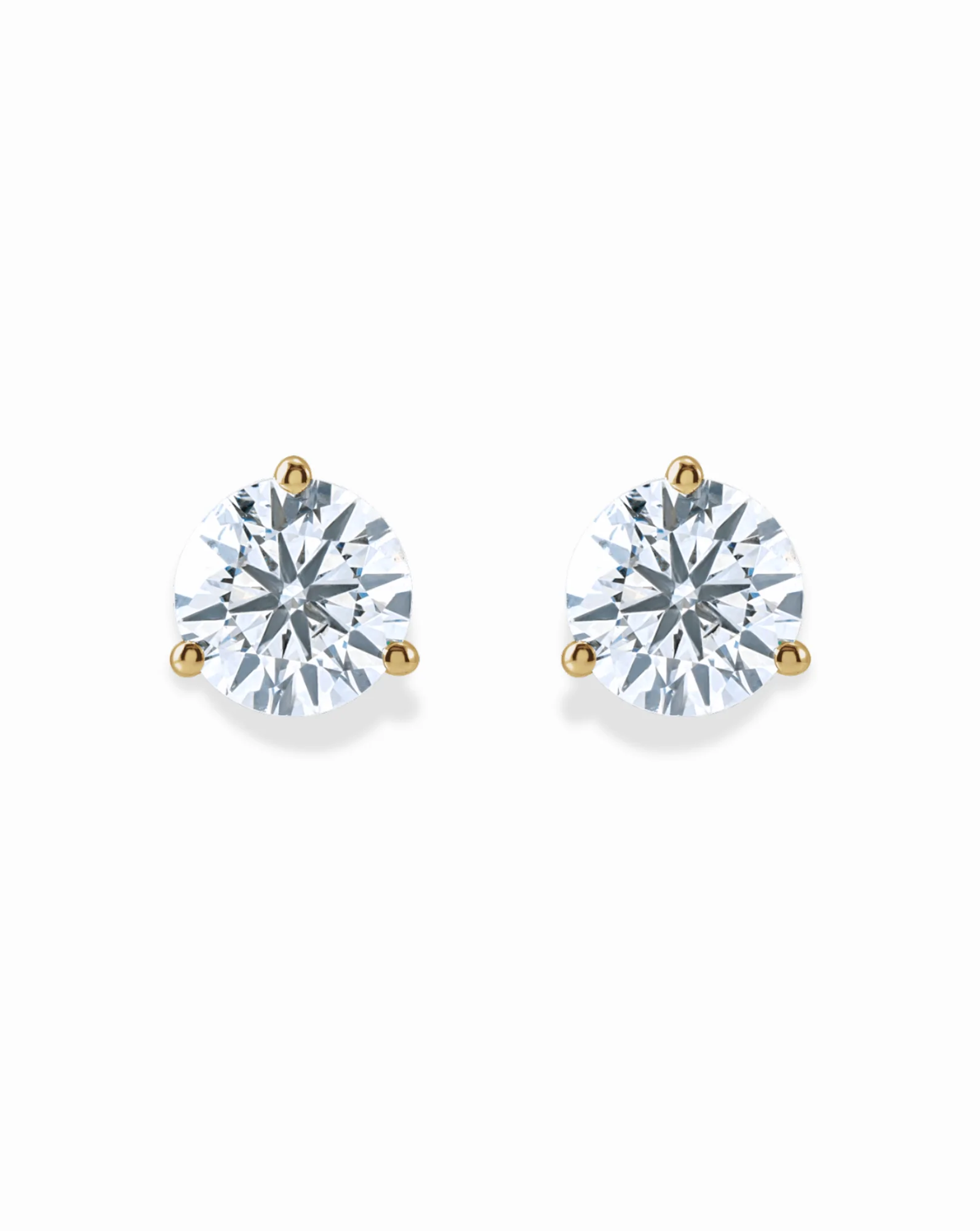 14k Diamond Stud Earrings