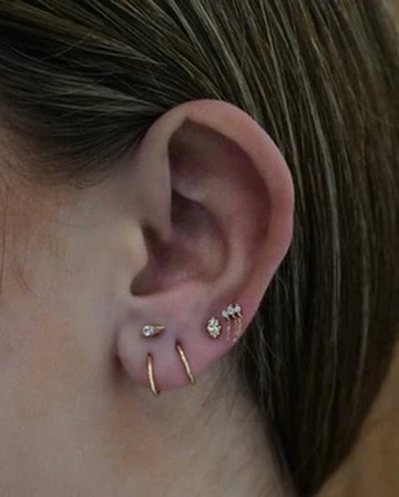 14k Little Lies Stud - Image 4