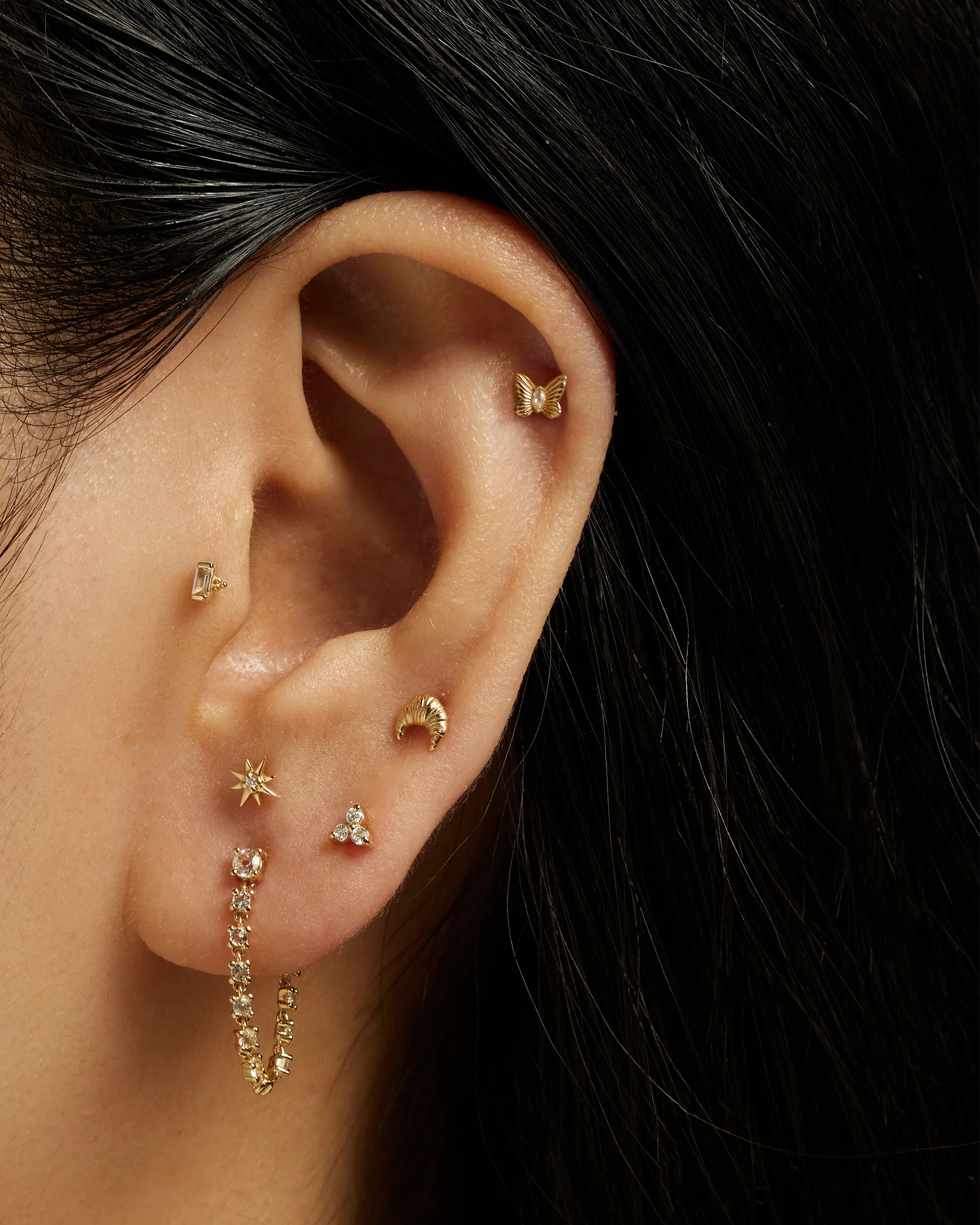 14k Tiny Dancer Stud - Image 2