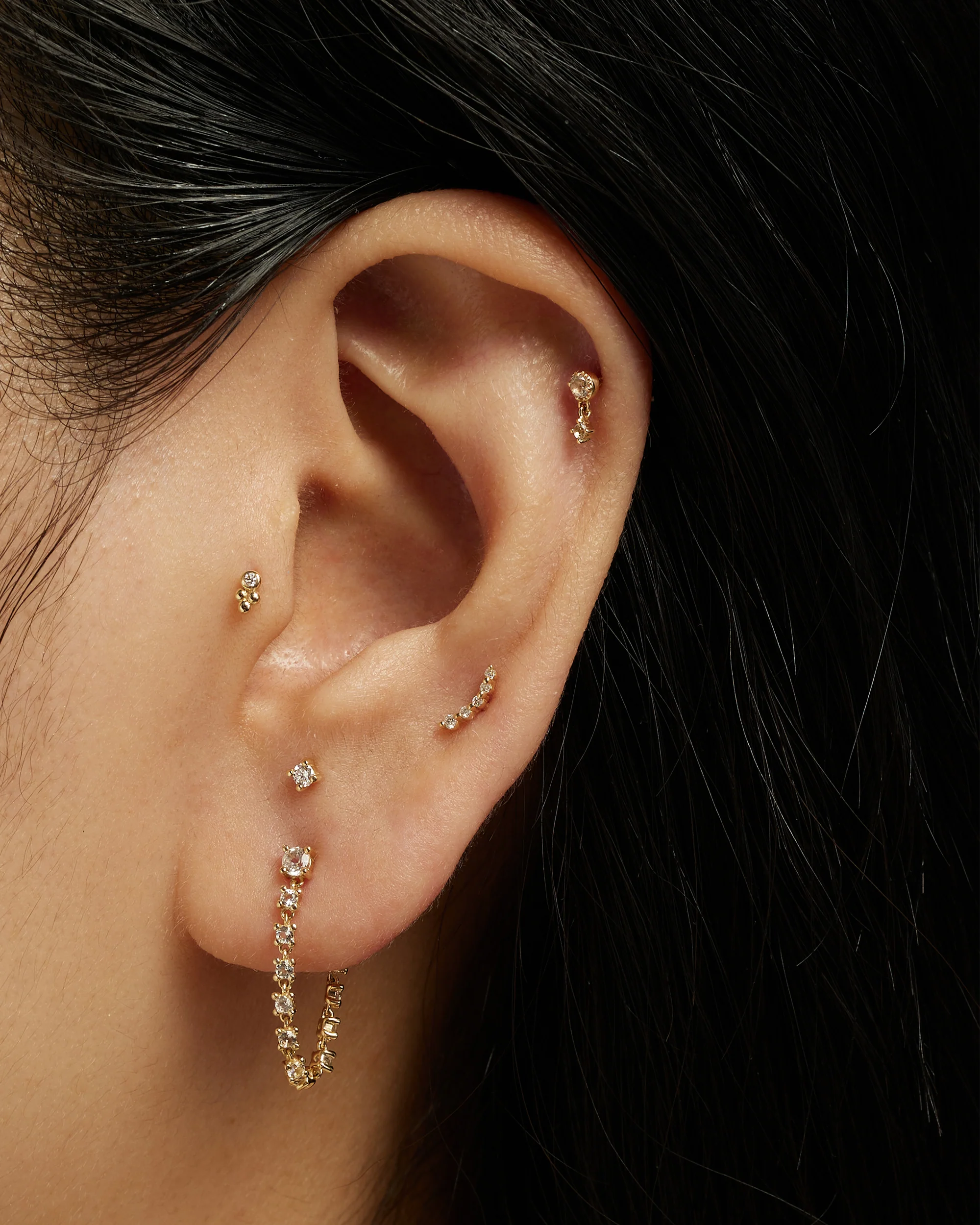 14k Dancing Queen Stud - Image 2