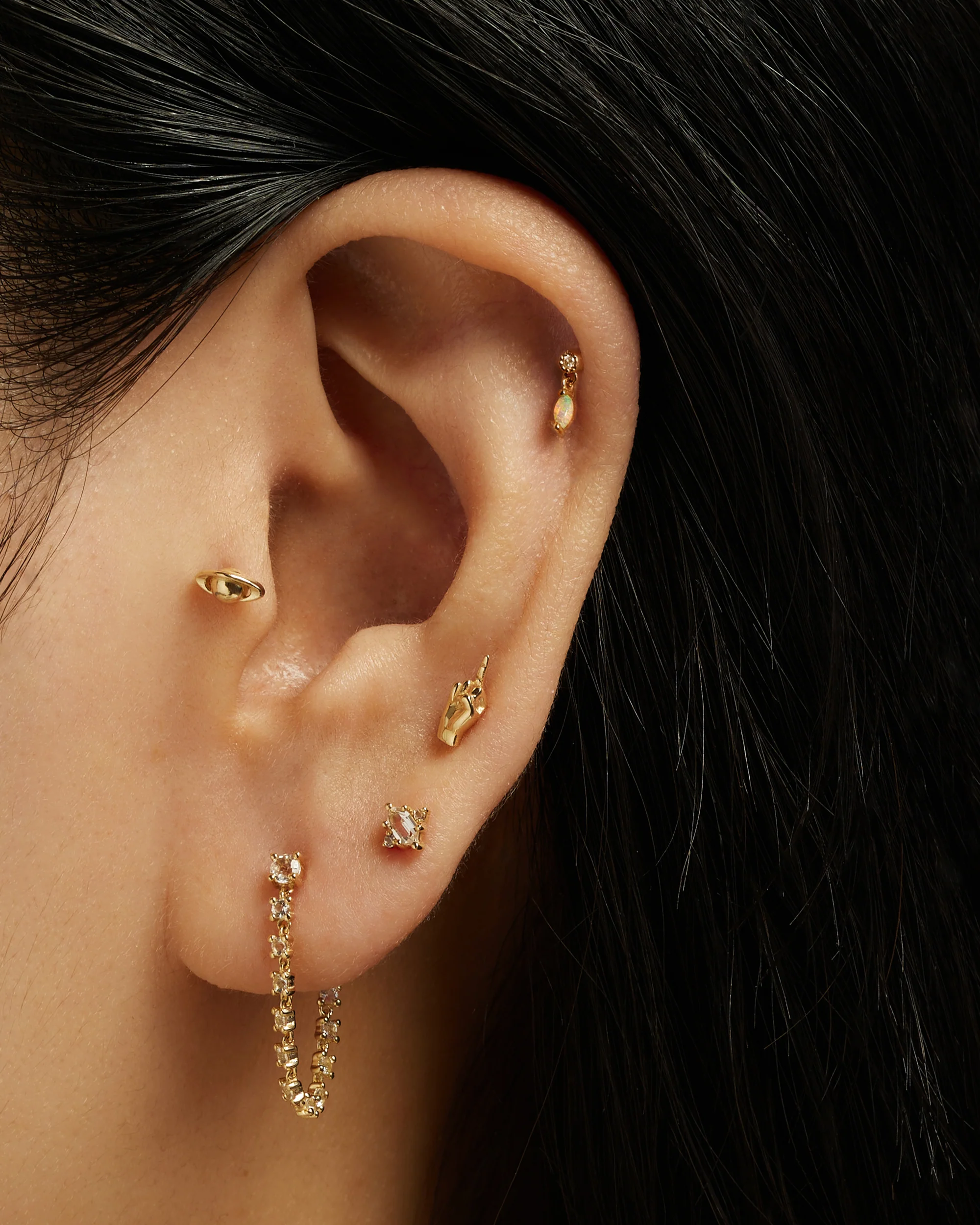 14k Manic Monday Stud - Image 2