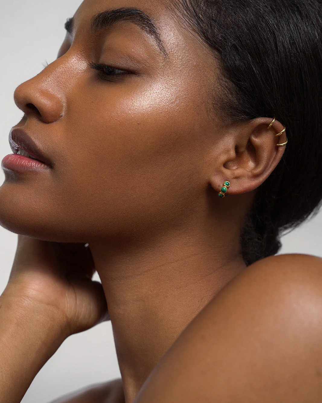 Eli Tripple Helix Ear Cuff - Image 2
