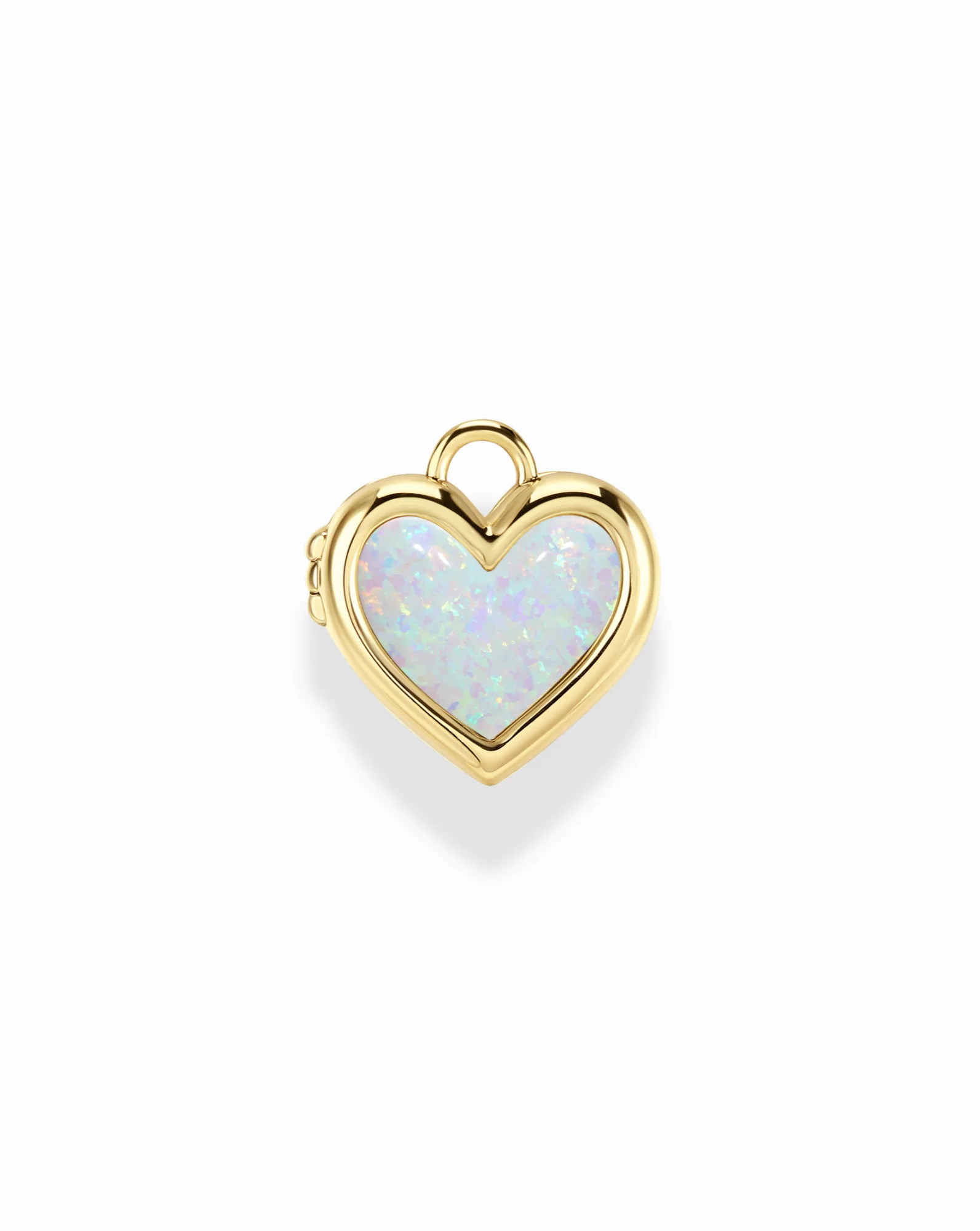 Davie Heart Birthstone Locket Charm