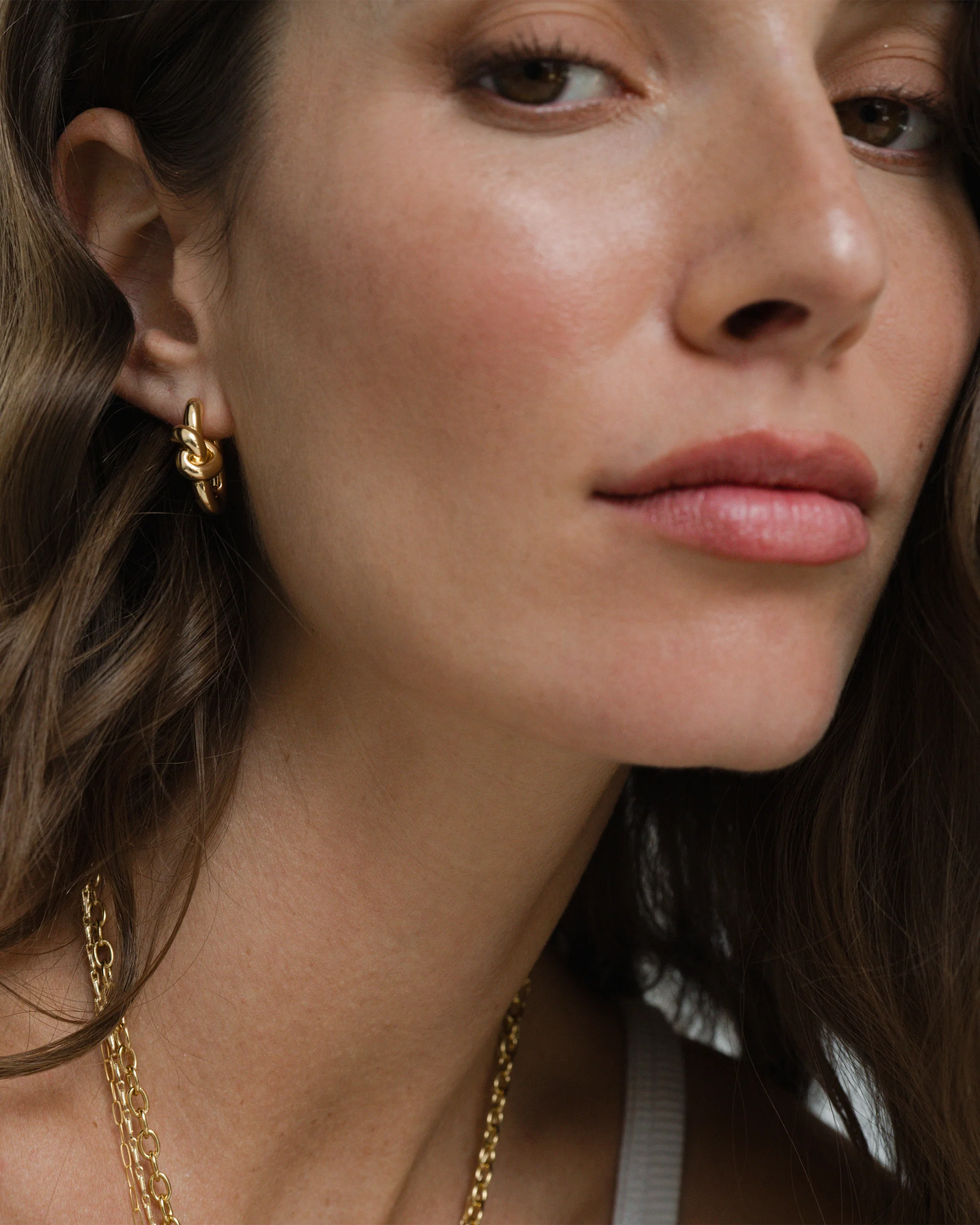 Karina Knot Hoops - Image 2