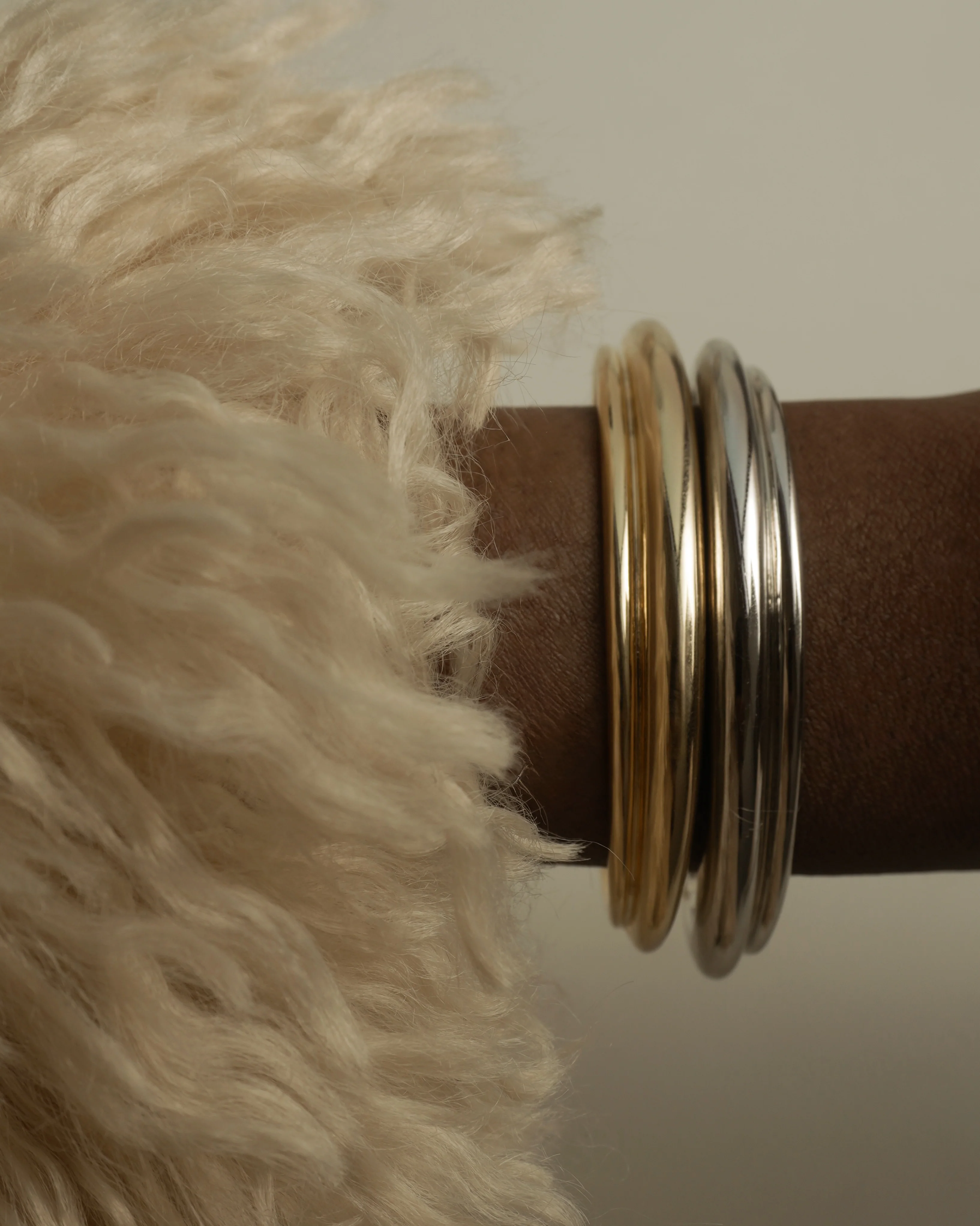 Leila Dome Cuff Bracelet - Image 2