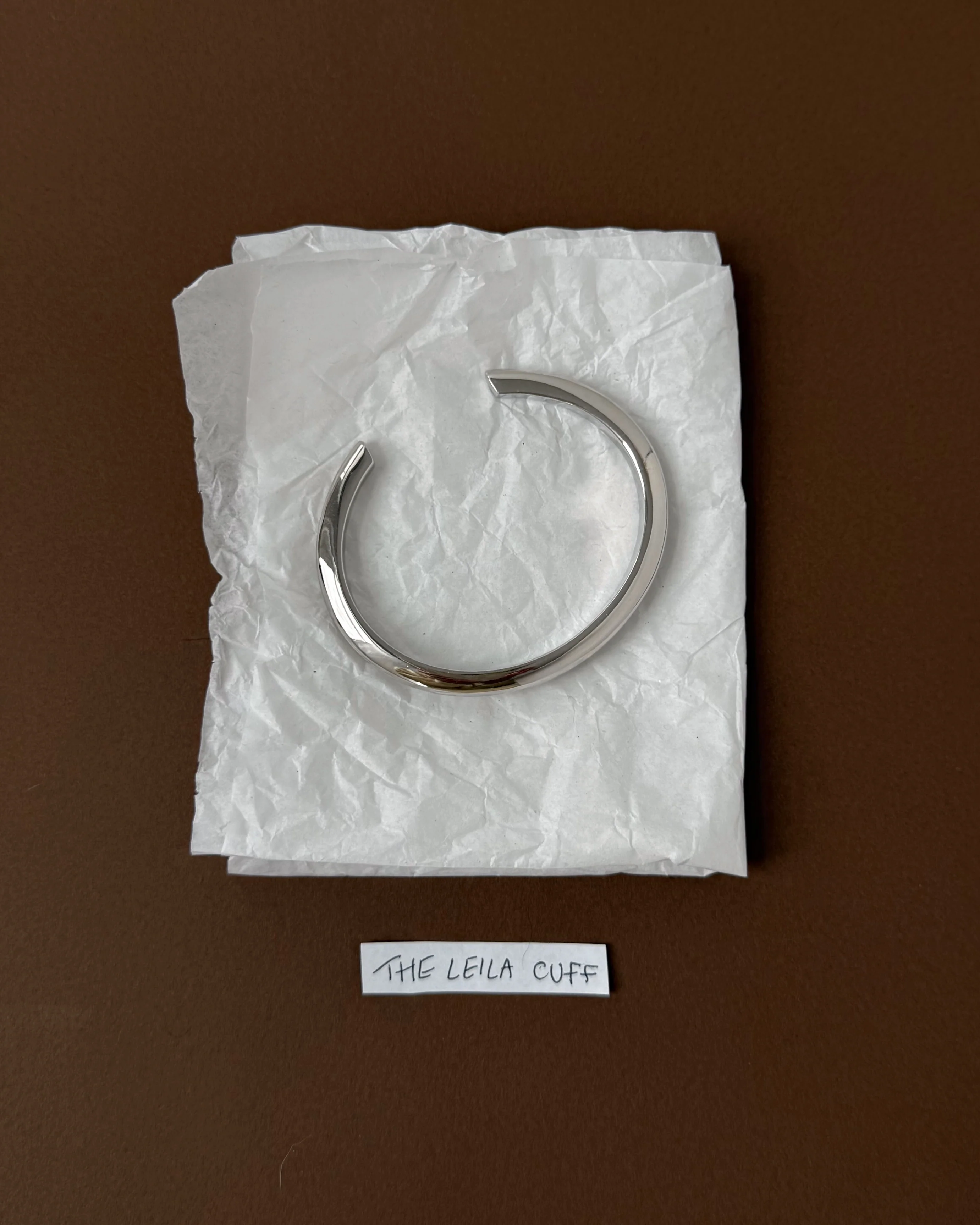 Leila Dome Cuff Bracelet - Image 3