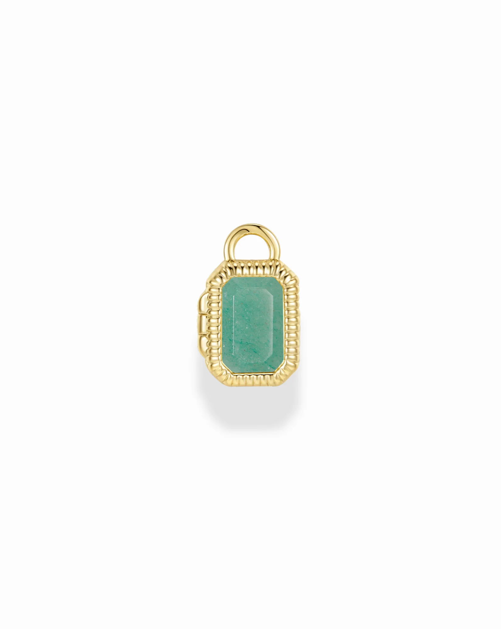 Mabel Rectangle Birthstone Locket Charm