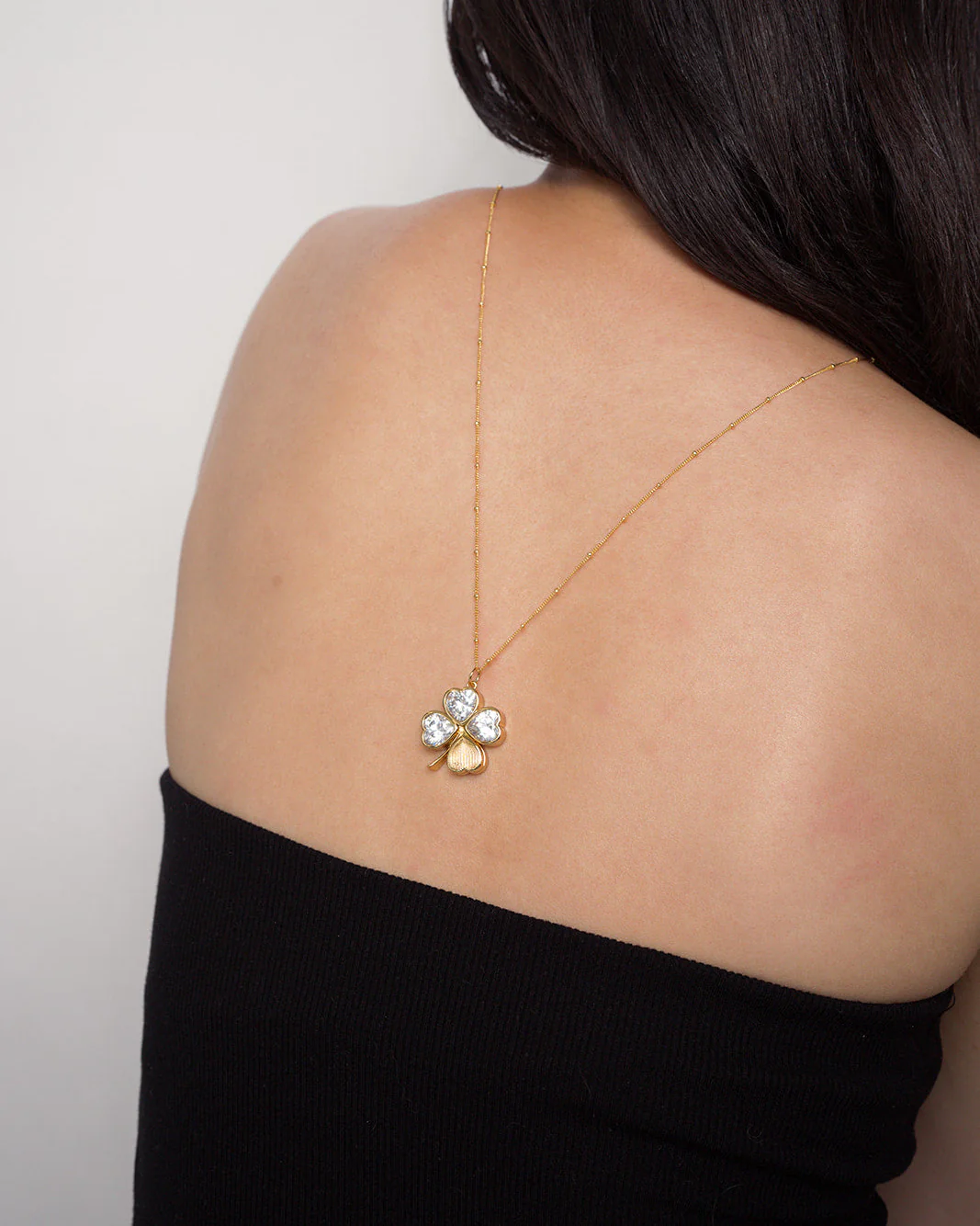 Perry Four-Leaf Clover Locket Charm - Image 3
