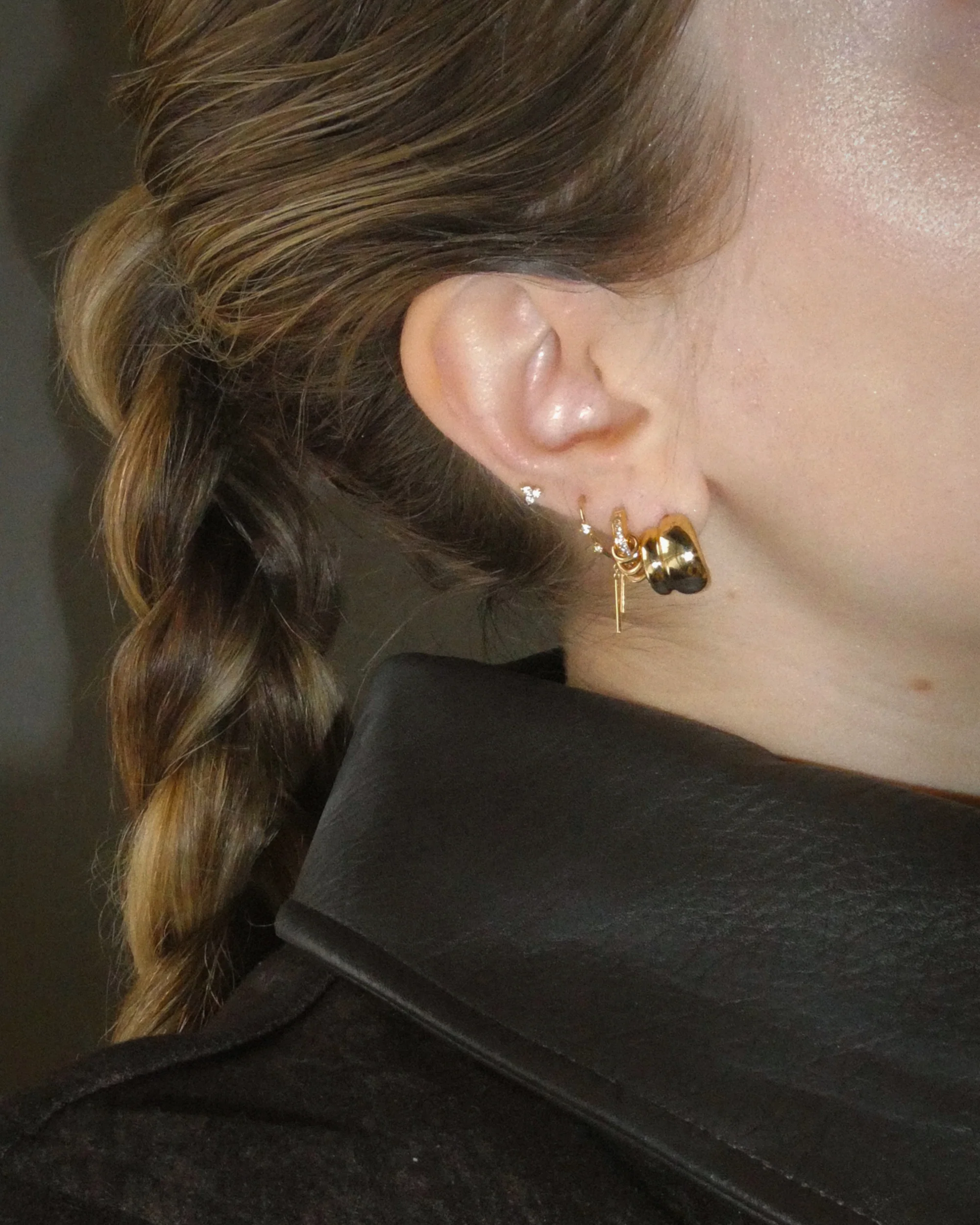 Petite Sofie Volume Hoops - Image 2