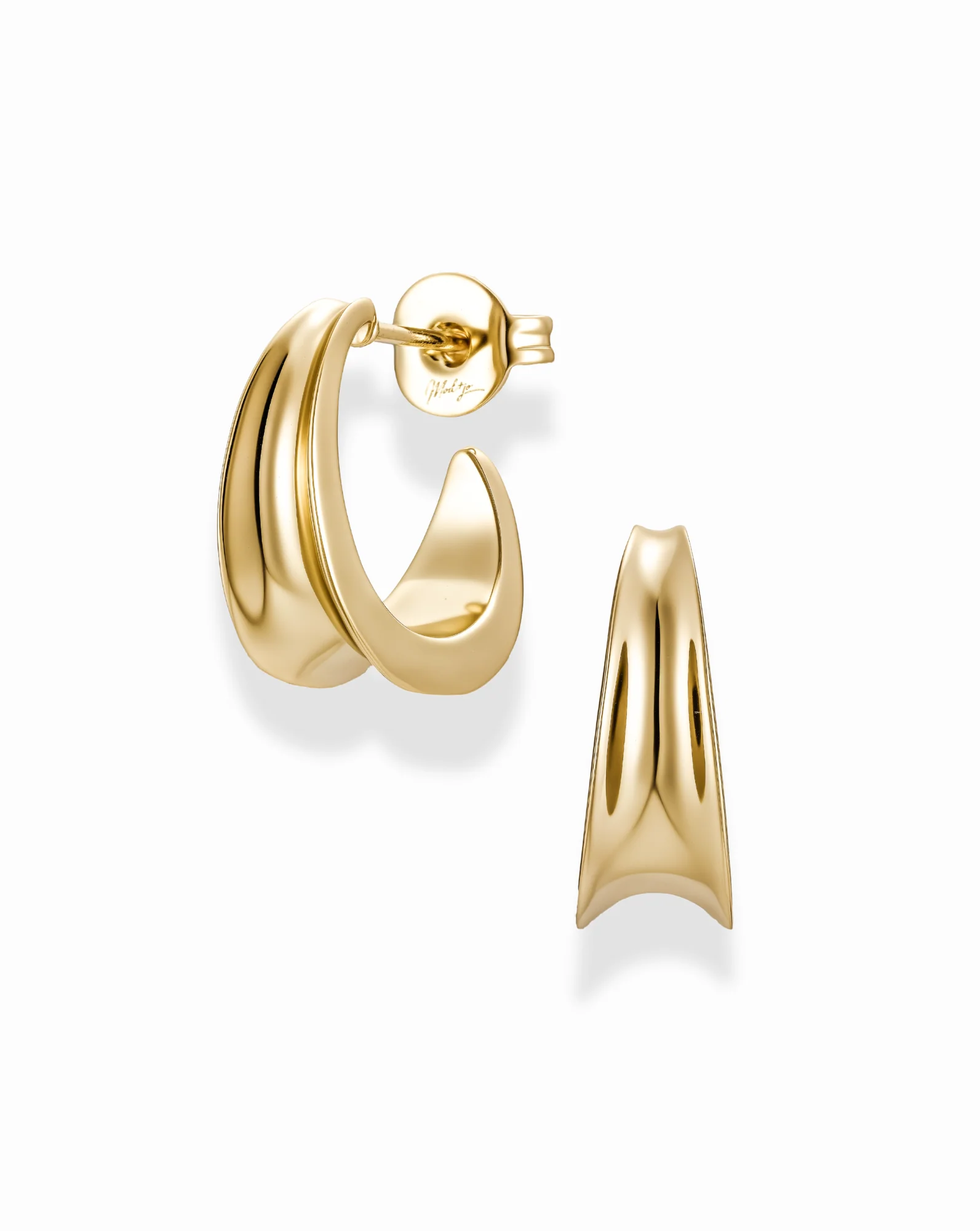 Petite Valen Tapered Hoops