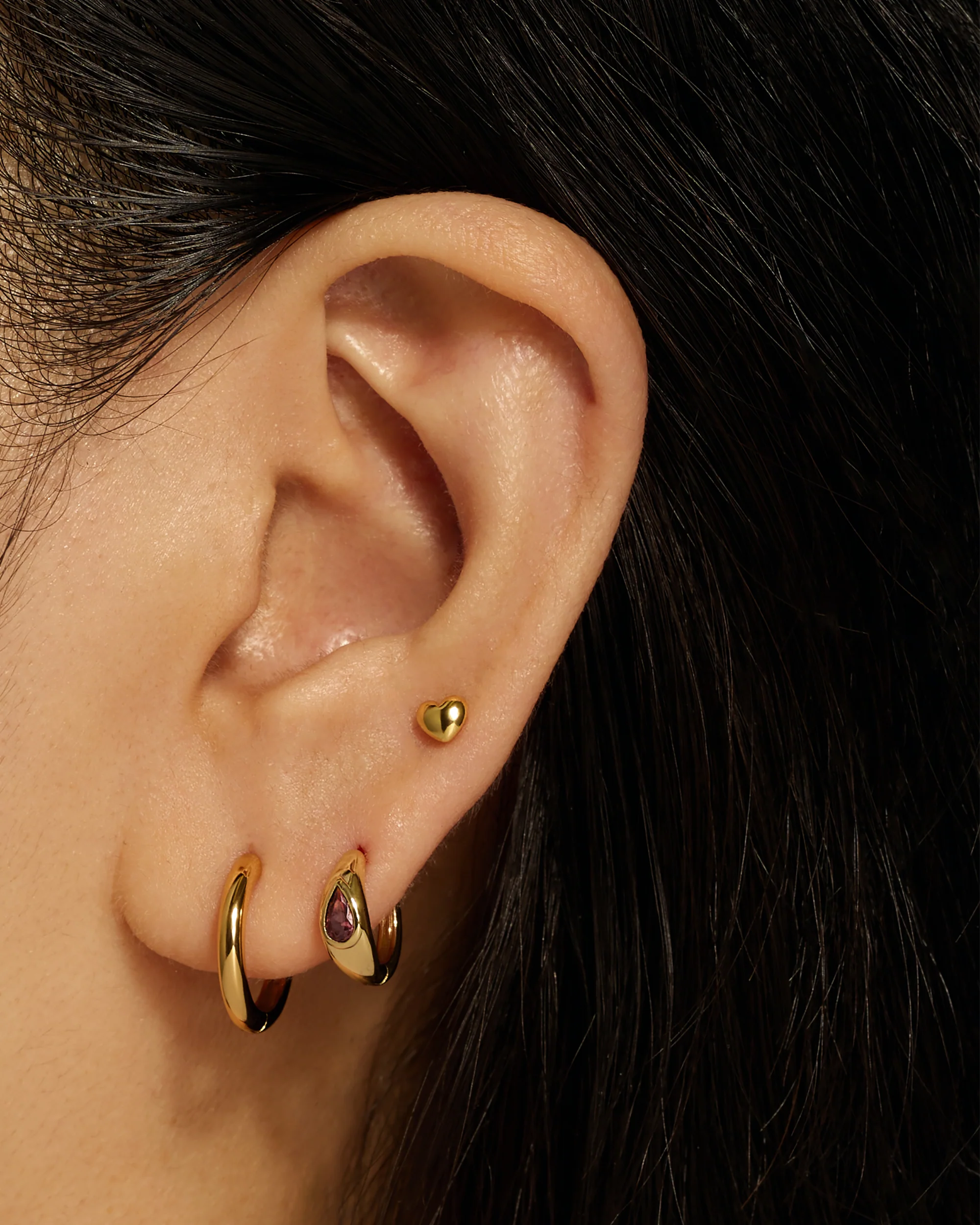 Charlotte Heart Studs - Image 2