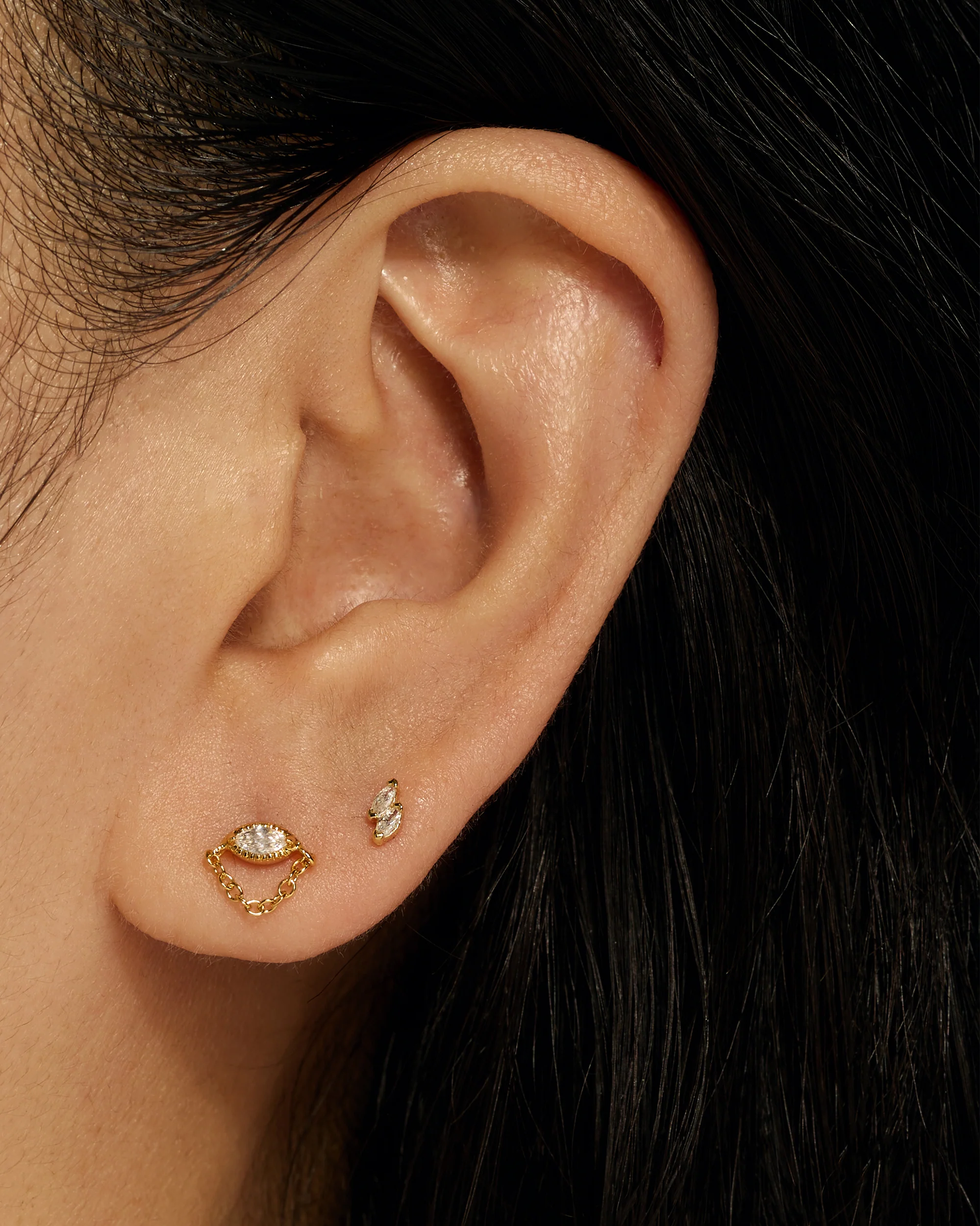 Simone Chain Studs - Image 2