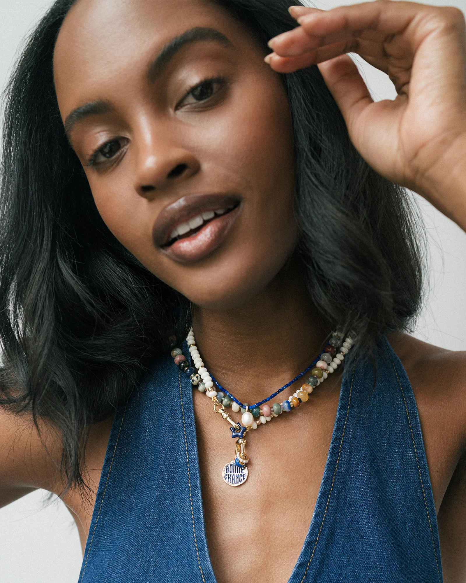 Macey Gemstone Necklace - Image 3