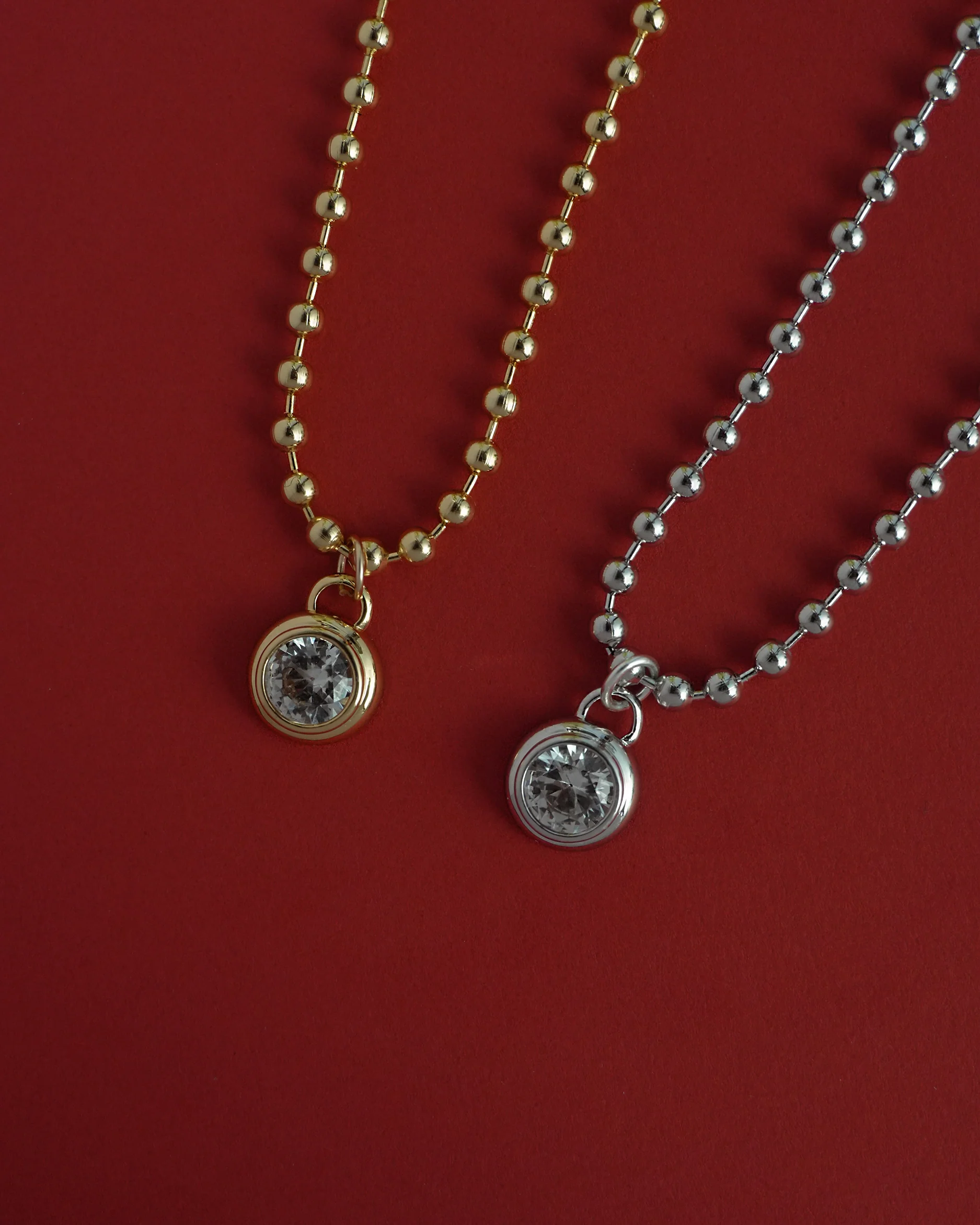 Soren Ball Chain Necklace - Image 3