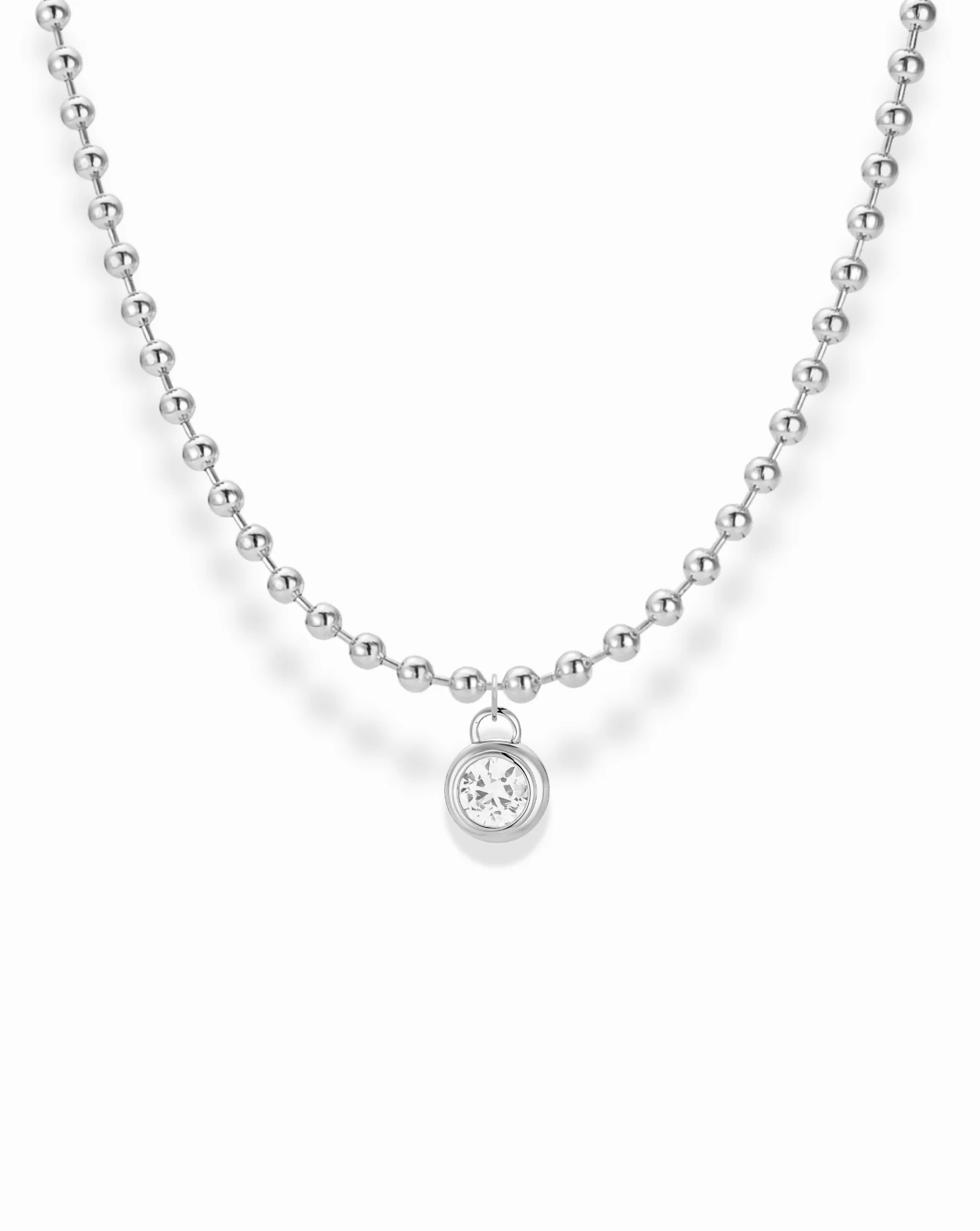 Soren Bezel Pendant Necklace