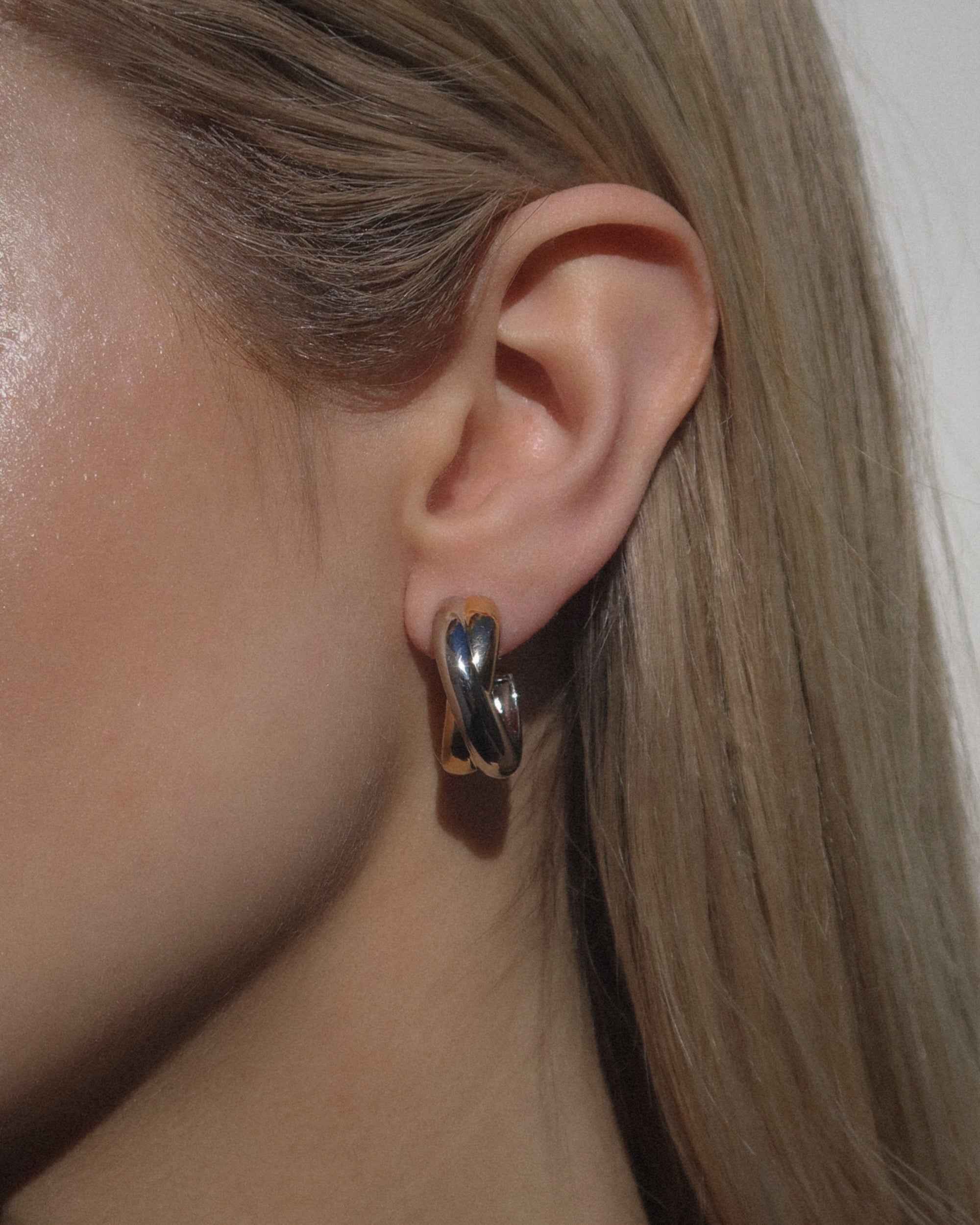 Sullivan Two-Toned Hoops - Image 3