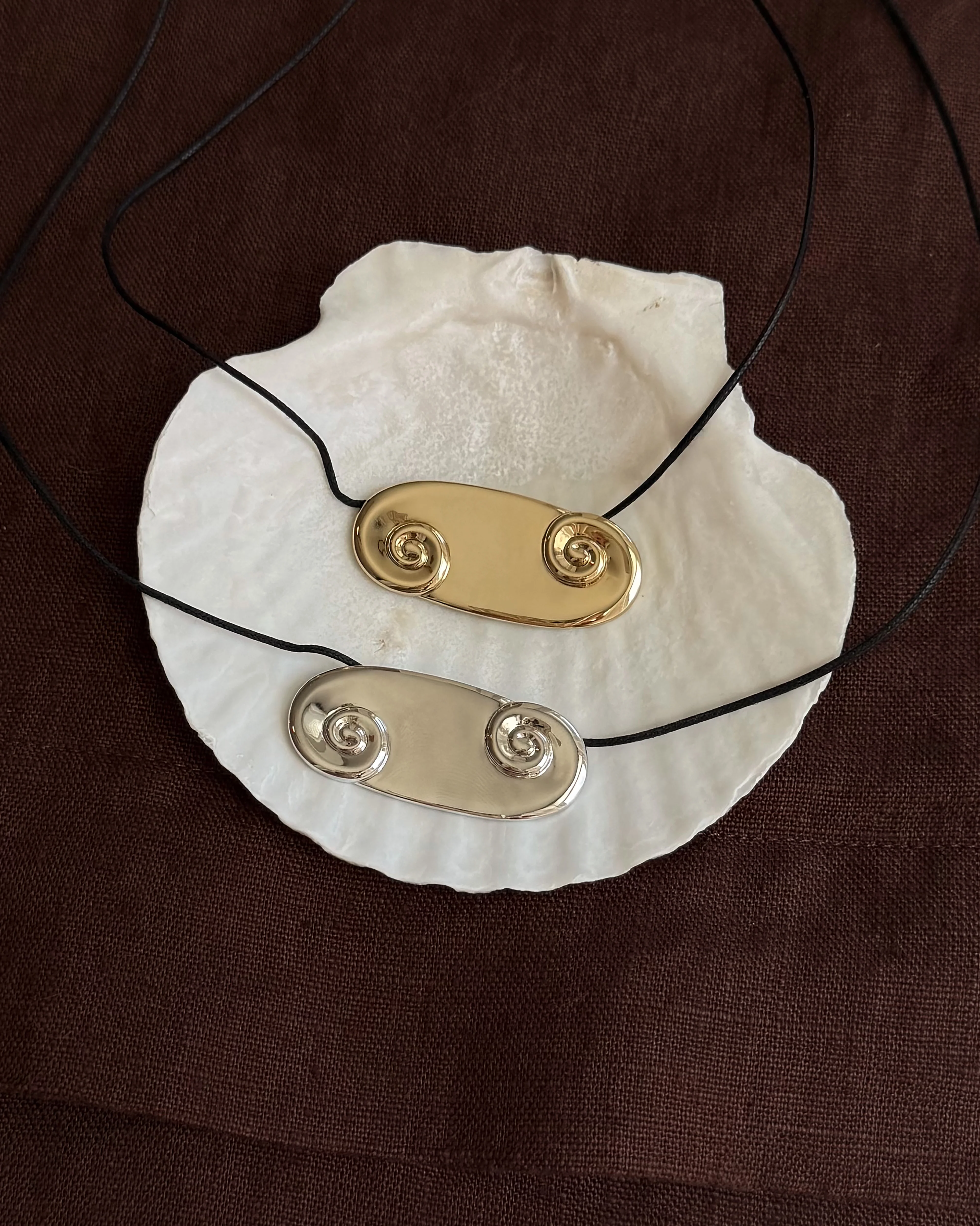 Suna Spiral Cord Necklace - Image 5