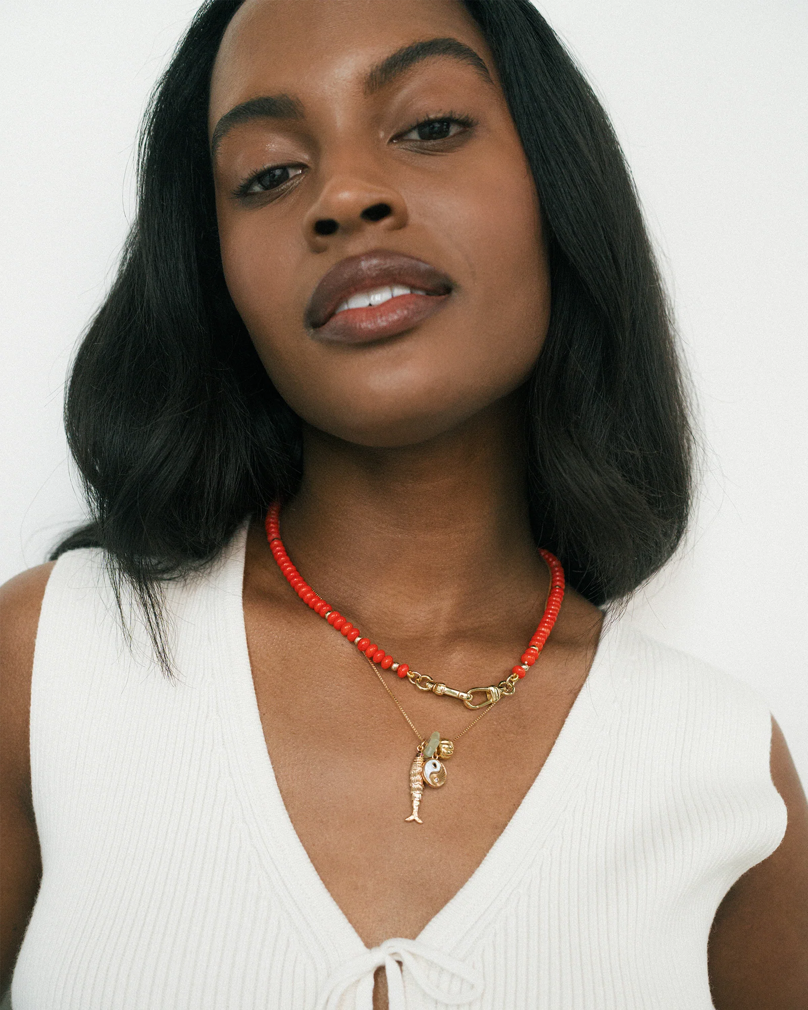 The Fortunate One Charm Necklace Set - Image 2