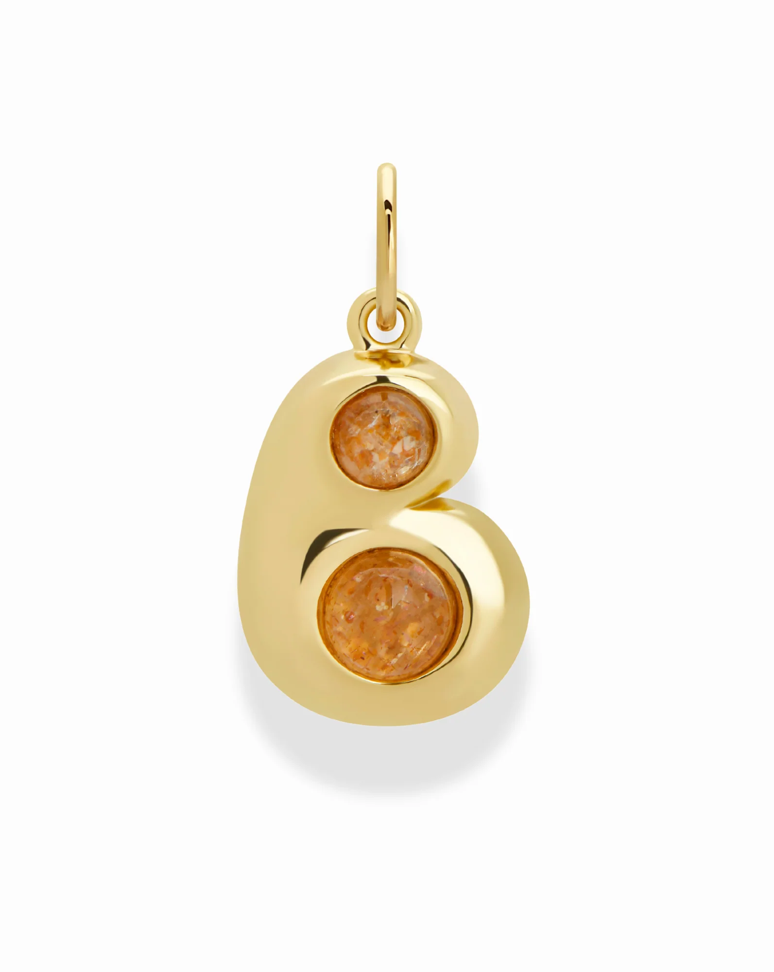 Thea Bubble Letter Charm