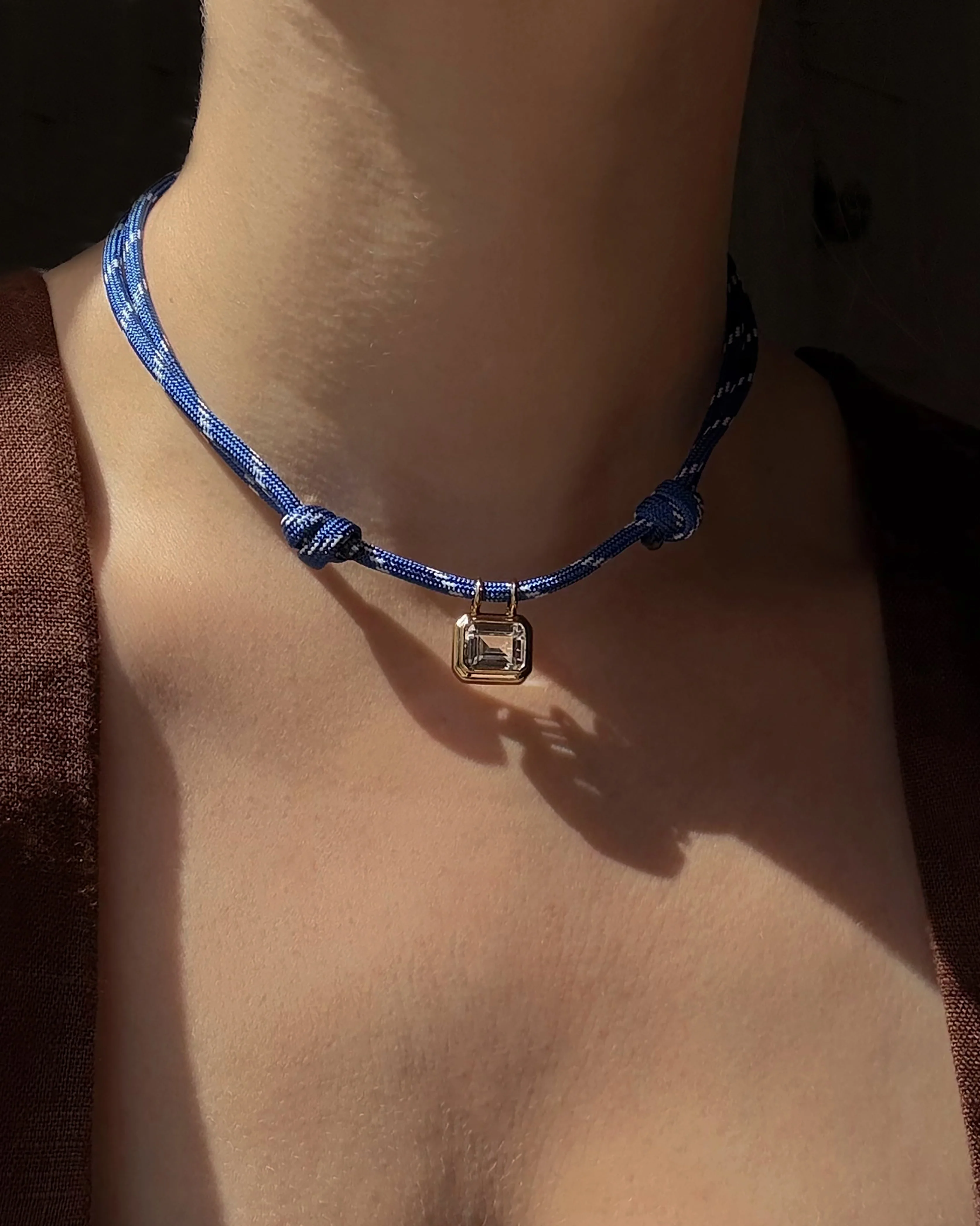 Tommy Sapphire Pendant Necklace - Image 2