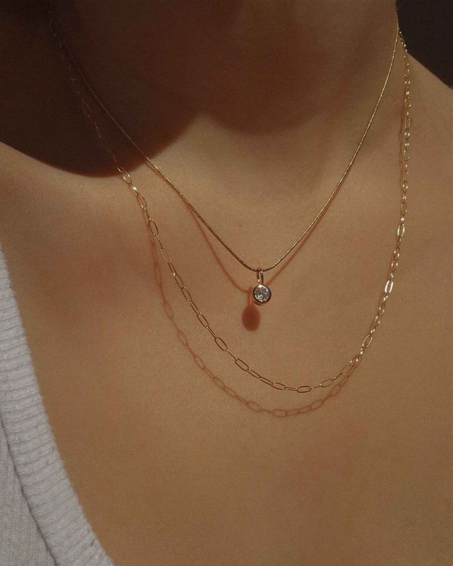 Wylder Paperclip Chain Necklace - Image 4